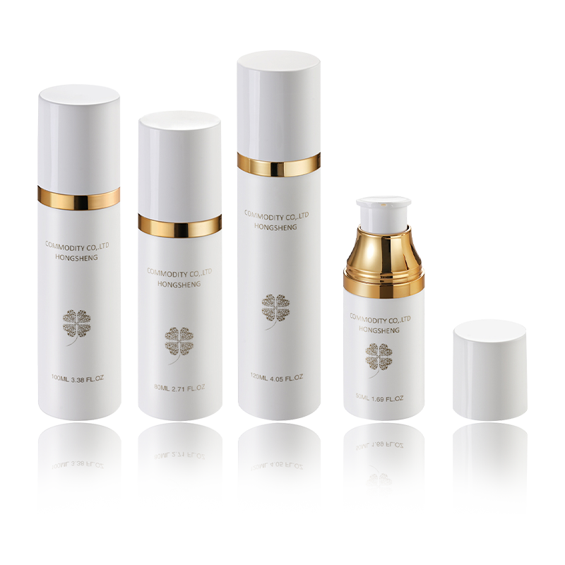 50ML-120ML luftfri flaske genopfyldelig kosmetisk luftpumpe HS-017C