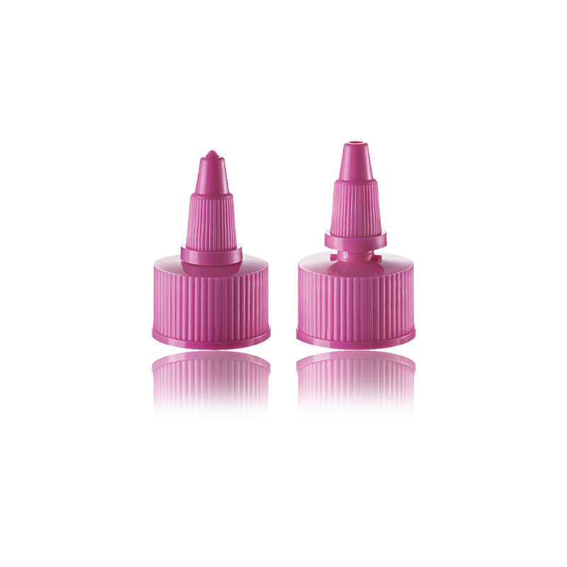 HY-CP-11：24/410 lang dyse skrue sauce flaske plast top låg kosmetisk pink